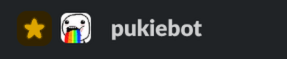 Screenshot of pukie, my Slack bot, in action